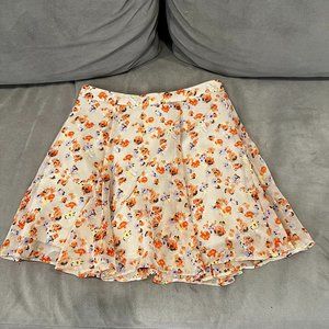 BCBGeneration Pink Floral Circle Skirt - NWOT